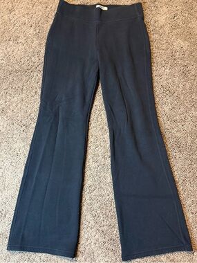 Lands End Serious Sweats Joggers Black size medium (10-12)